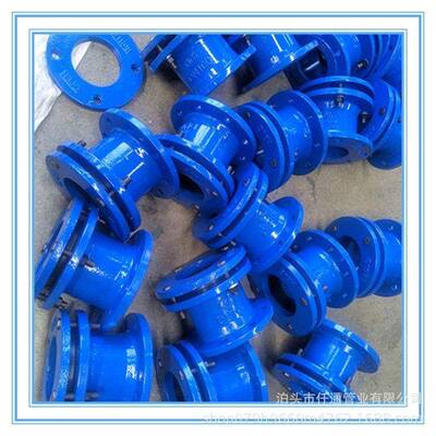 球墨铸铁甲管伸LMX缩伸缩速甲压兰甲法兰甲节管伸缩DN01502器0