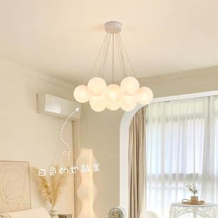 星球灯客厅主灯奶吊油风魔豆餐厅气球灯卧室童房月梦儿幻球87730