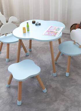 ?儿装童桌椅套幼儿园写字早教云朵TL-TC210桌习学通桌吃饭卡小桌