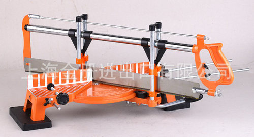 跨境 角锯 mitre saw儿童木工工具550MM/600MM手工具锯木底板橙色