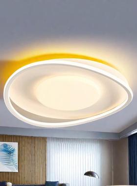 中山主卧间16439全光谱灯2025流行新款L室ED房圆形餐厅现代简约吸