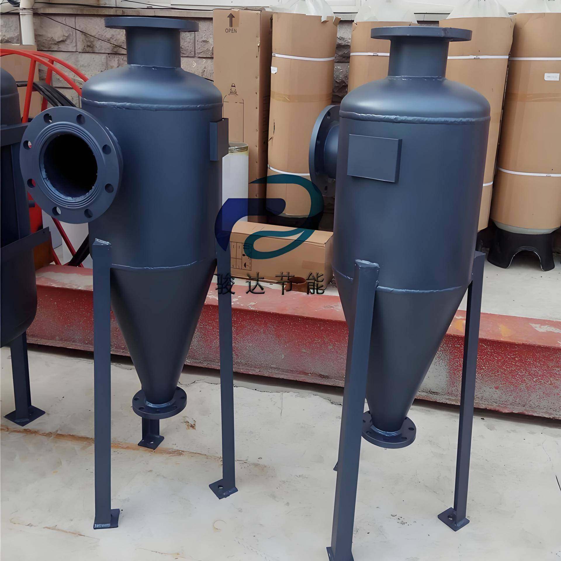 旋THP流除砂器自动全砂式井水河水离心立式沉分离器排污除沙柱形