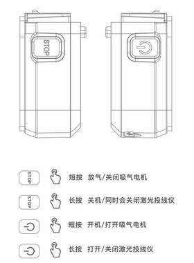 英文版M9912二合一电动钻孔除尘器壁挂式真空钻孔爬墙虎集尘器
