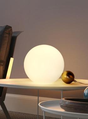 后现约代简头玻璃创TL-A002意温馨小夜灯书桌卧圆室床装饰球led小