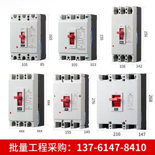 上海人6民13972DZ20Y塑壳断路器300A~40P0A30A三相空气电闸开1关