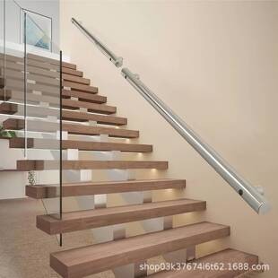 不锈钢护栏楼梯扶手家用钢管老人防滑栏杆扶梯室内靠墙幼儿园