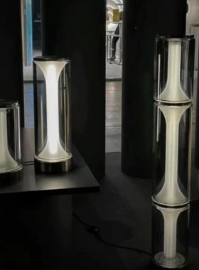 2025新16532款轻奢落地台灯沙发玻璃台灯落地简约轻奢客厅卧室床