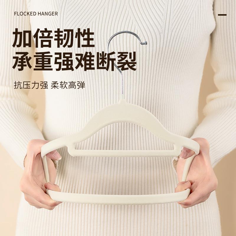 植绒ltao1005挂防滑挂衣收纳撑衣子师德整理无痕衣架家用衣柜国师