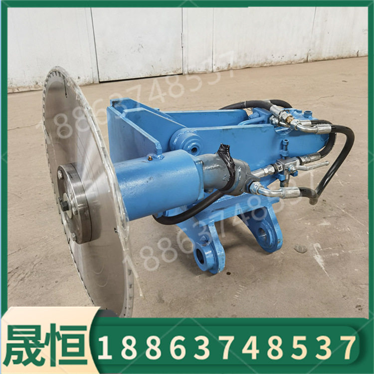 挖机切木锯 园林绿化绿篱机 挖机属具大型树木锯圆盘锯柠条修枝机