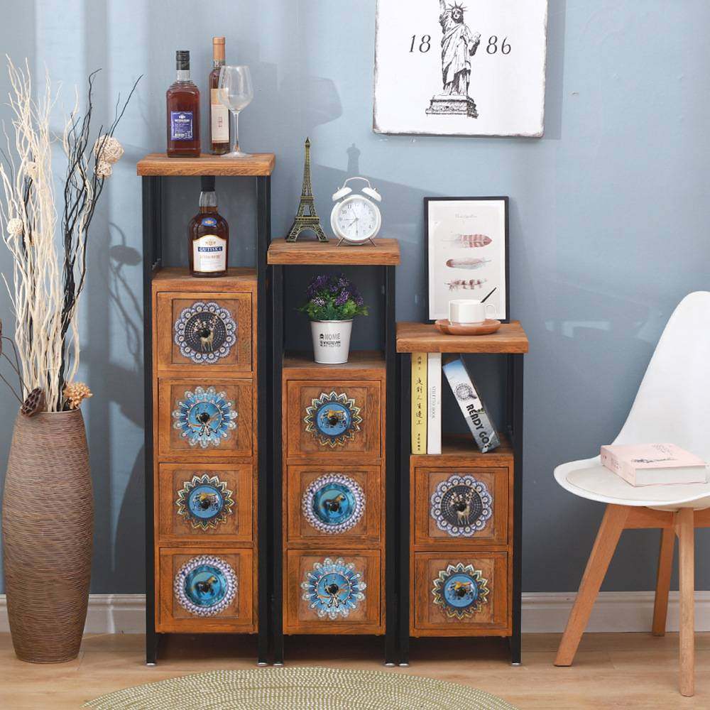 美式实木收纳柜子复古斗柜家用靠墙窄边柜夹缝储物置物架客厅角几,玩具/童车/益智/积木/模型,垂直悬浮玩具,淘宝优惠券,粉丝福利购,淘宝优惠卷