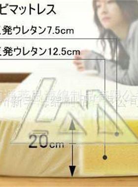 高密度海绵床垫午休高折叠海KAV绵垫子回弹榻米学生宿舍酒店榻床