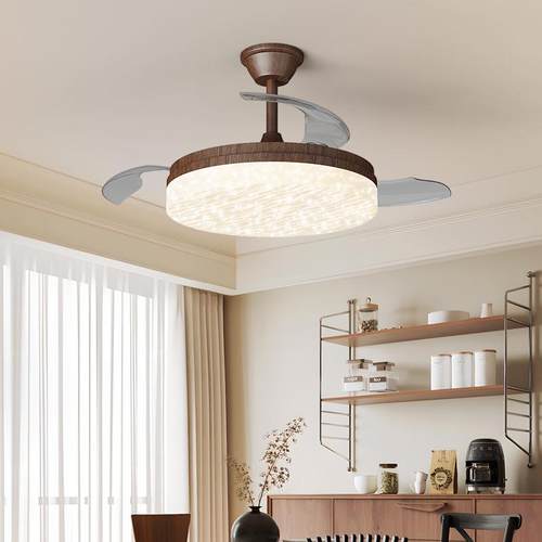 中体古风隐形风扇灯餐2024935新款光谱护眼饭店全新厅型卧室一吊