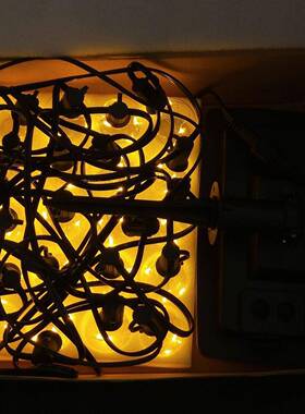 阳能亚马逊S热E2614G40E12铜线灯FGL卖2太5灯7.65M