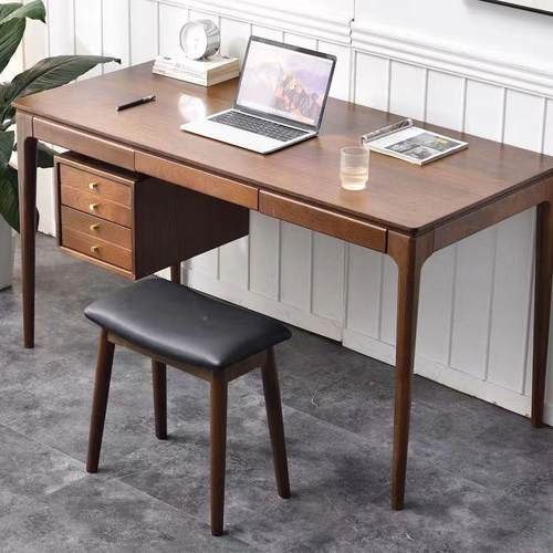 实木0012曲面梳妆凳现代简约矮马凳软包凳子卧室书桌鞍凳凳化妆镜