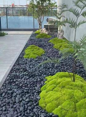 雨花石抛光铺鹅卵园石鱼装饰公路240802园缸林造景五彩抛光雨花