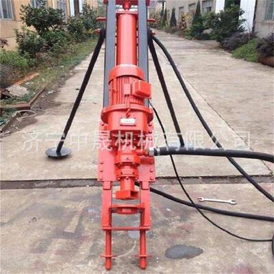 KQD100气坑动潜孔钻地质勘探252履带式道钻机气动架柱机钻机