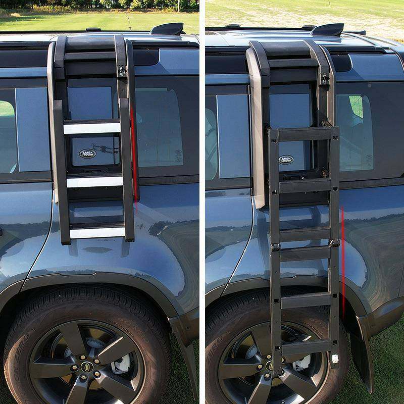 2025-2款3路爬虎新卫士10专用攀爬梯改1装车顶梯90侧折叠645梯越