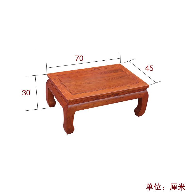 老榆木中炕无品牌/桌榻白茬家具榻米东北炕桌几飘窗小式茶几白胚