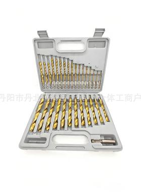 3钻95350组件套镀钛麻花钻合钢套装英制六角柄头高速麻花钻金属打