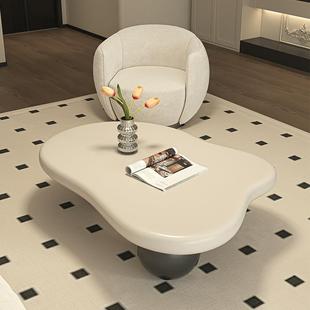 新款 复客古厅家用简GHJ567约奶油风云朵茶几朵卧 搭色云茶几法小式