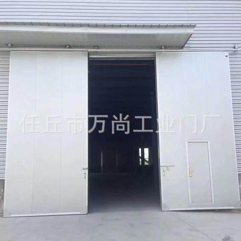 工735推拉门车间厂房业仓库拉平门开推拉门彩钢门电动工业推门