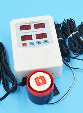 904四路99049温度试报警器多路高低温警器上下限数报显可调温控测