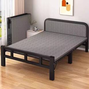 折叠床单人床家用简易办公室陪护午休午睡木板床出租房屋成人铁床