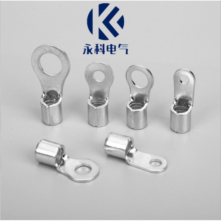 RNB线2-2T925O圆形裸接端线头1冷压接线端子铜耳铜鼻接线片