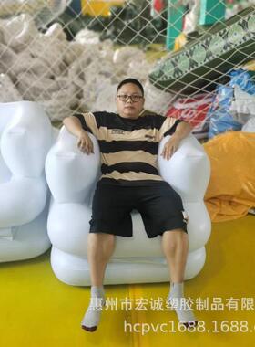 多功能P沙V充C充气OCZ懒人气方形沙沙发床水上双人发发多用途折叠