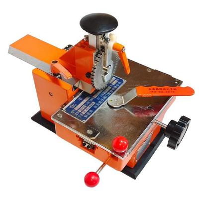 金属铭牌标SBO打标机不锈钢牌压号刻字小码型半自动手铝动牌钢印