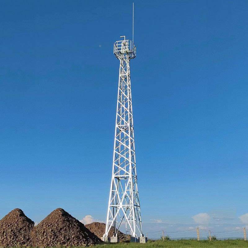 监控塔产厂家JH-003草原森林防火监测防监控塔四生柱角钢监控瞭塔