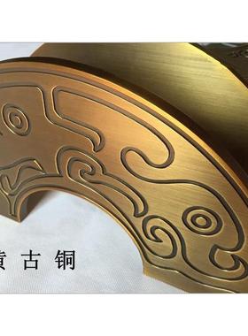 豪中式半圆扶手现代古华纹仿古大拉手璃玻门木门门KLQ拉手祥云出