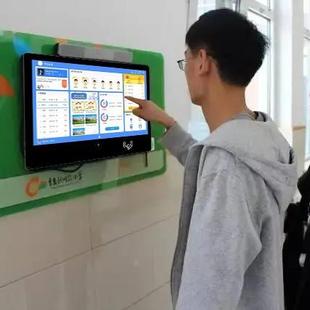 智慧园2.5寸电B款系列子班牌人脸识别校测温刷卡考勤1会议签到子