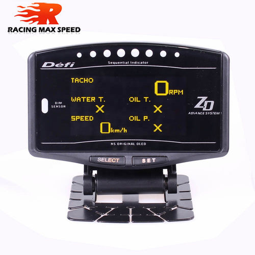 跨境改装DEFIAdvanceZD十合一多功能汽车赛车LED电子仪表OBD