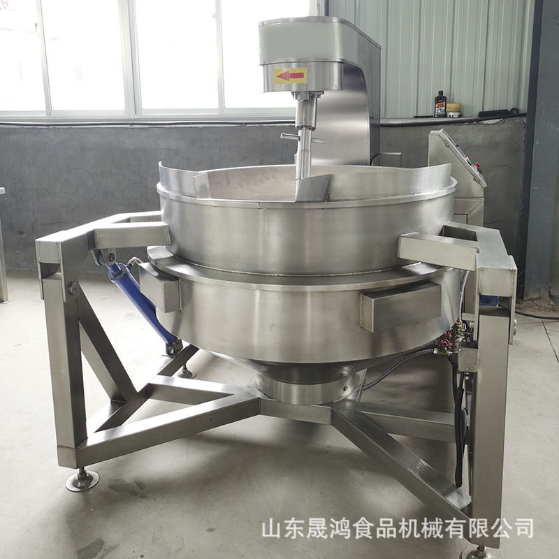 全自动辣椒酱行星搅拌炒锅电加热多爪行星搅拌锅串串蘸料搅拌锅