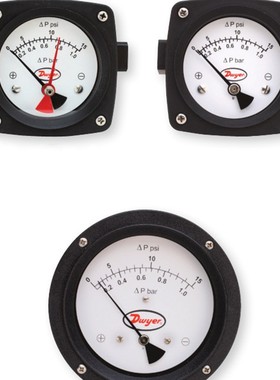 美国 Dwyer 德威尔 PTGD-SA11A、PTGD-SA12A 活塞式压差计
