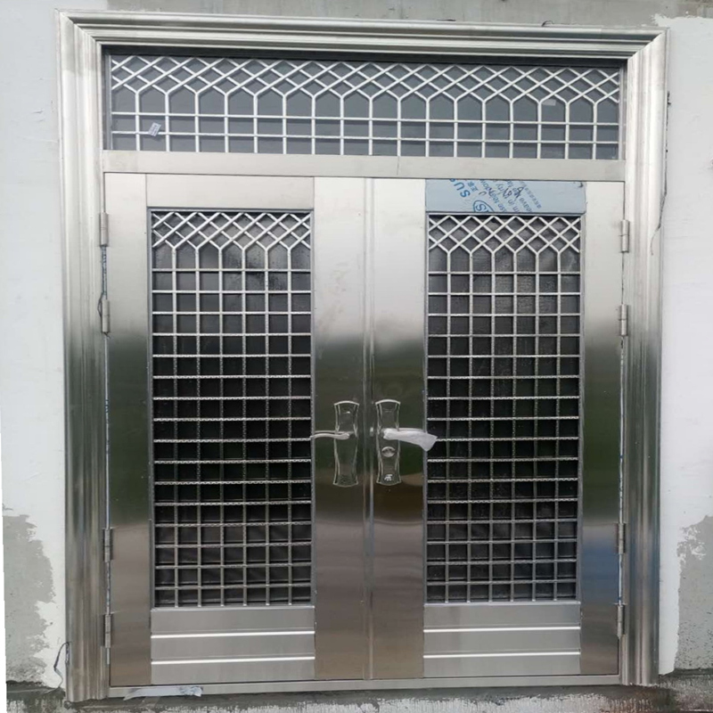 30不锈钢门单门子母开四开农村自建房大门定制进户门入户门