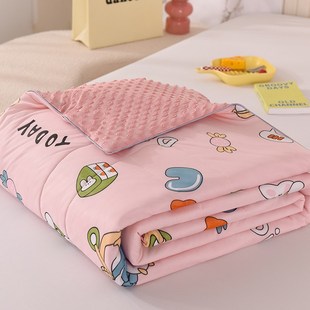 A类凉感丝豆豆被婴幼儿被童空调夏凉被可机洗春秋款 大人单人薄被
