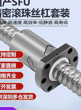 精密丝杠滚珠丝杆副螺母SFU16051204 3205 2005 5010丝母螺杆6320