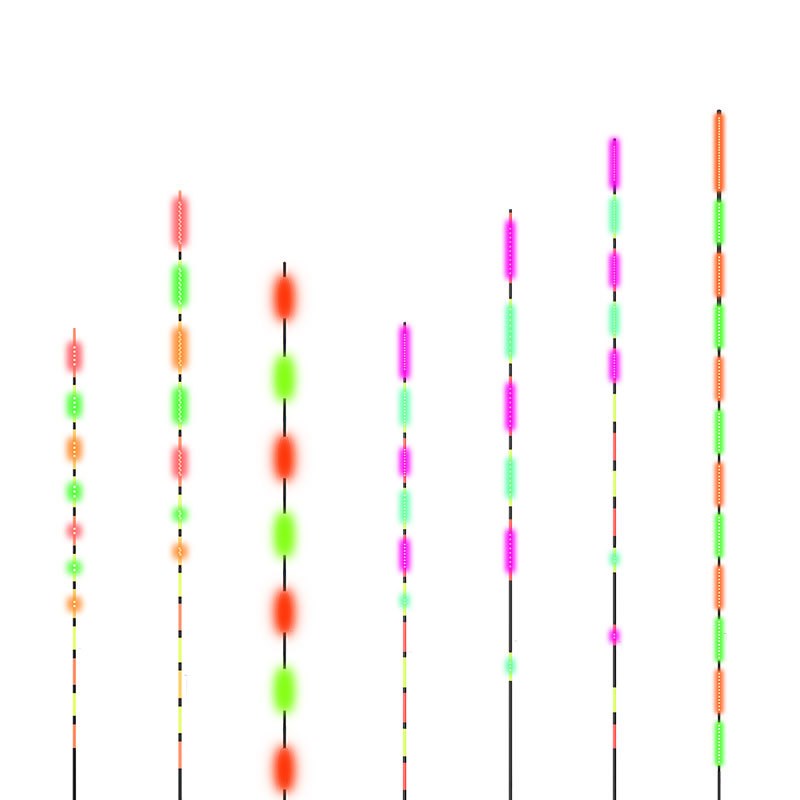 LED夜光漂31电池细硬漂尾322电子漂日夜两用轻口高灵敏浮漂鱼漂