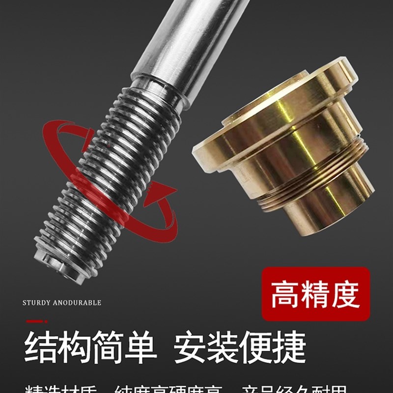 梯形丝杆加工螺杆T20 28 30 100不锈钢丝杠多头大螺距T型丝杆