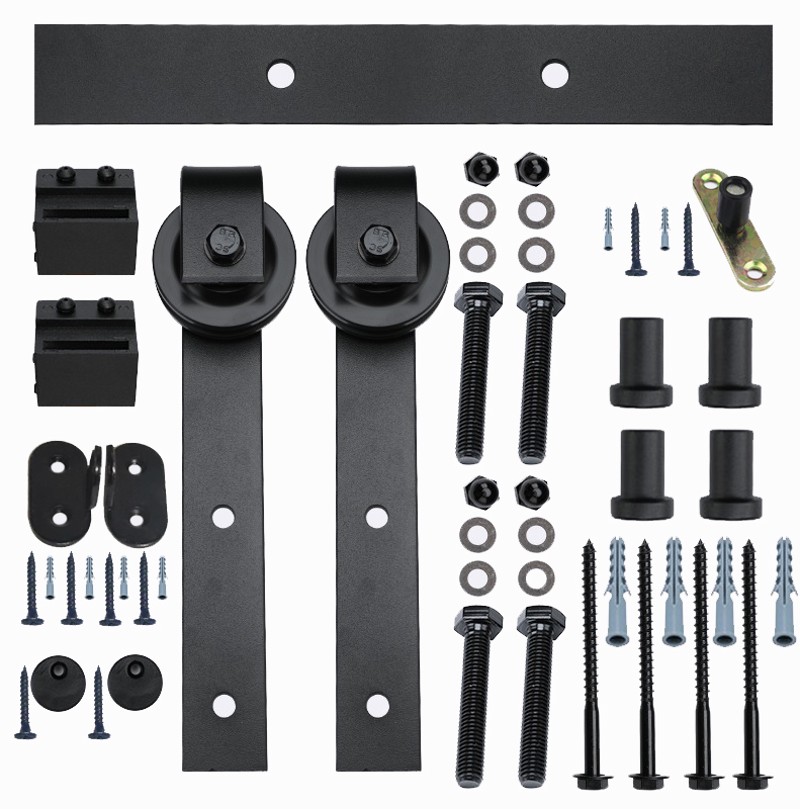 谷仓门吊轨轨道仓谷门吊轨五金仓库门轨道配件推拉门移门吊轨仓门