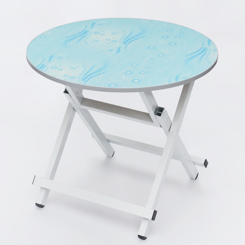 家用简易可折叠桌子小方桌 吃饭矮桌子折叠小圆桌 儿童餐桌