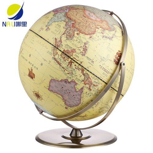 哪里大型42cm万向地球仪大号50/62/80落地式高清复古家居摆设装饰
