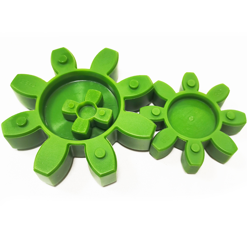 绿色联轴器缓冲垫八角联轴胶圈梅花垫片GR28 38 2 KTR标准
