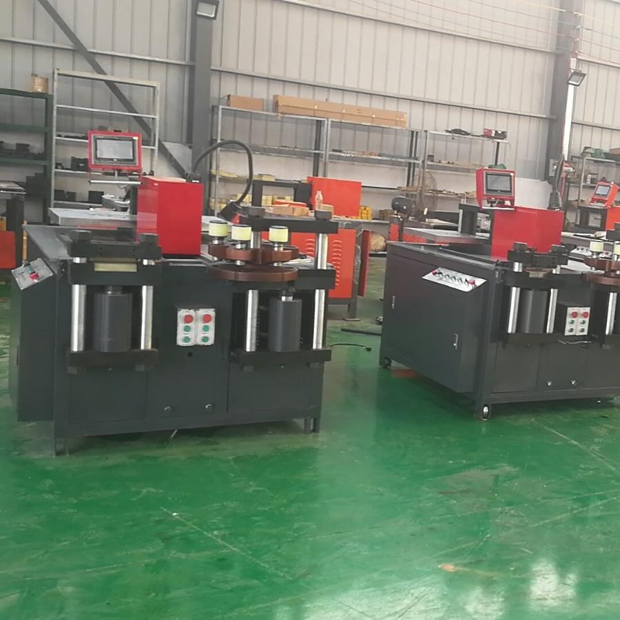 剪切折弯冲孔多功能铜排加工机 免换模具的铝排冲孔母线加工机