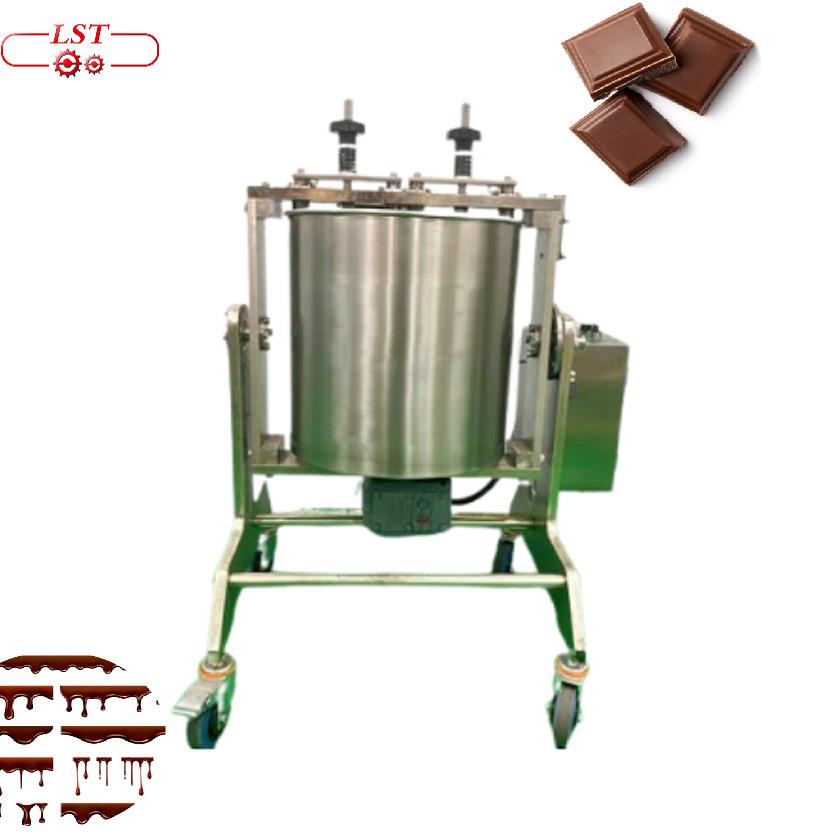 25L立式石磨机巧克力研磨设备巧克力小型生产设备厂家供货