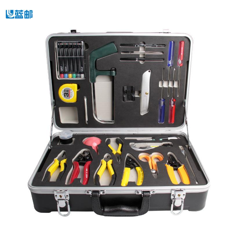 光缆施工工具箱光纤熔接机配套米勒钳工具维修光纤工具箱6400