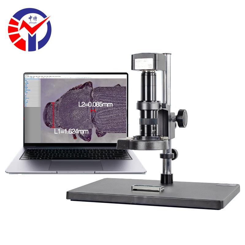 USB接电脑工业电子显微镜AO-3M180 图像测量拍照20~200倍