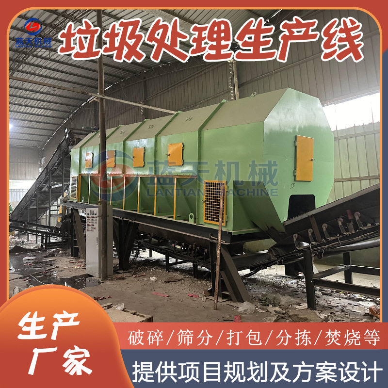 填埋垃圾处理项目 城市填埋场垃圾分选回收生产线 填埋垃圾处理机